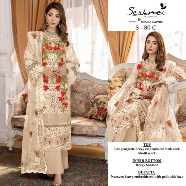 Serene S 80 Georgette Wear Pakistani Salwar Kameez Collection